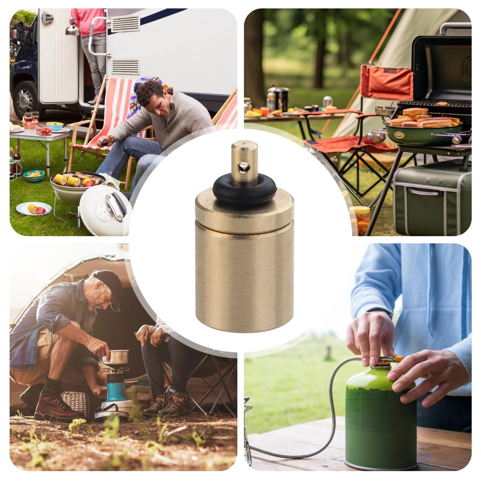 Adaptateur de remplissage de gaz de Camping, cylindre de Butane, Valve de charge, recharge de connecteur Direct pour pique-nique en plein air, 1 pièce  1420