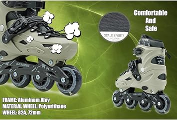 Adjustable Roller Skates with Light-Up Wheels – Kids Inline Roller Skates for Children and Adults | ABEC-7 Bearings, Breathable Boot, Triple Protection | Perfect for Beginners, Boys & Girls