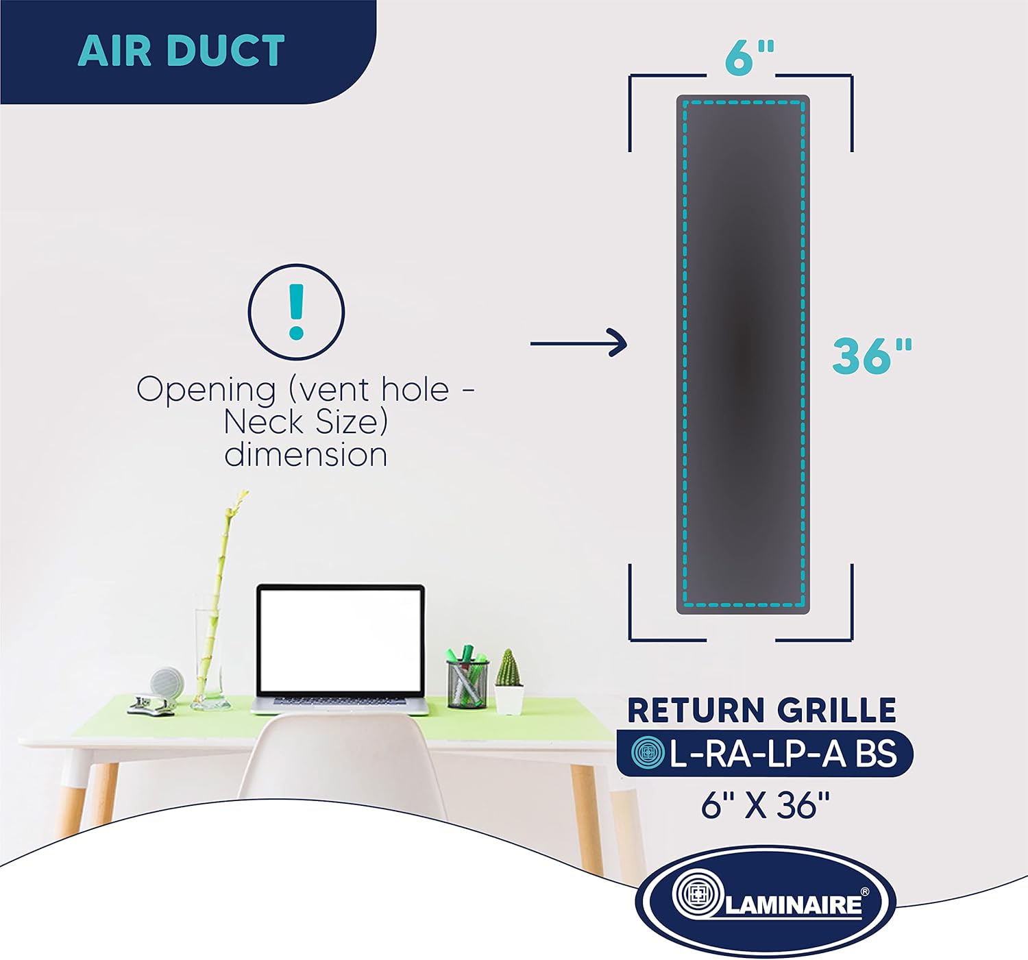 Best Cyber Monday 🔥 6 x 36 Ac Vent and Heat Cover. Wall and Ceiling Register. Gable and HVAC Vents Covers for Home. Aluminum Return Grille Outdoor. Outer Size 7,625 Width X 37,625 Height. White