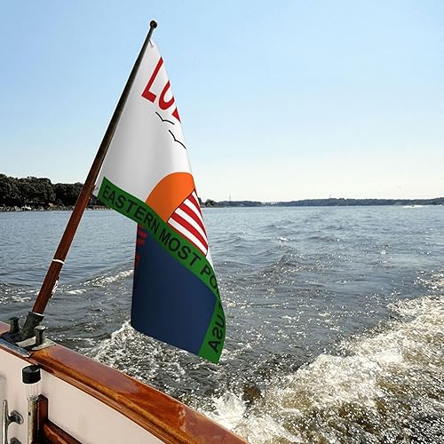 Miniatura 5 de Bandera de Lubec, Maine, bandera de 3 x 5 pies, banderas duraderas de doble cara para exteriores, banderas decorativas para patio, hogar, jardín,