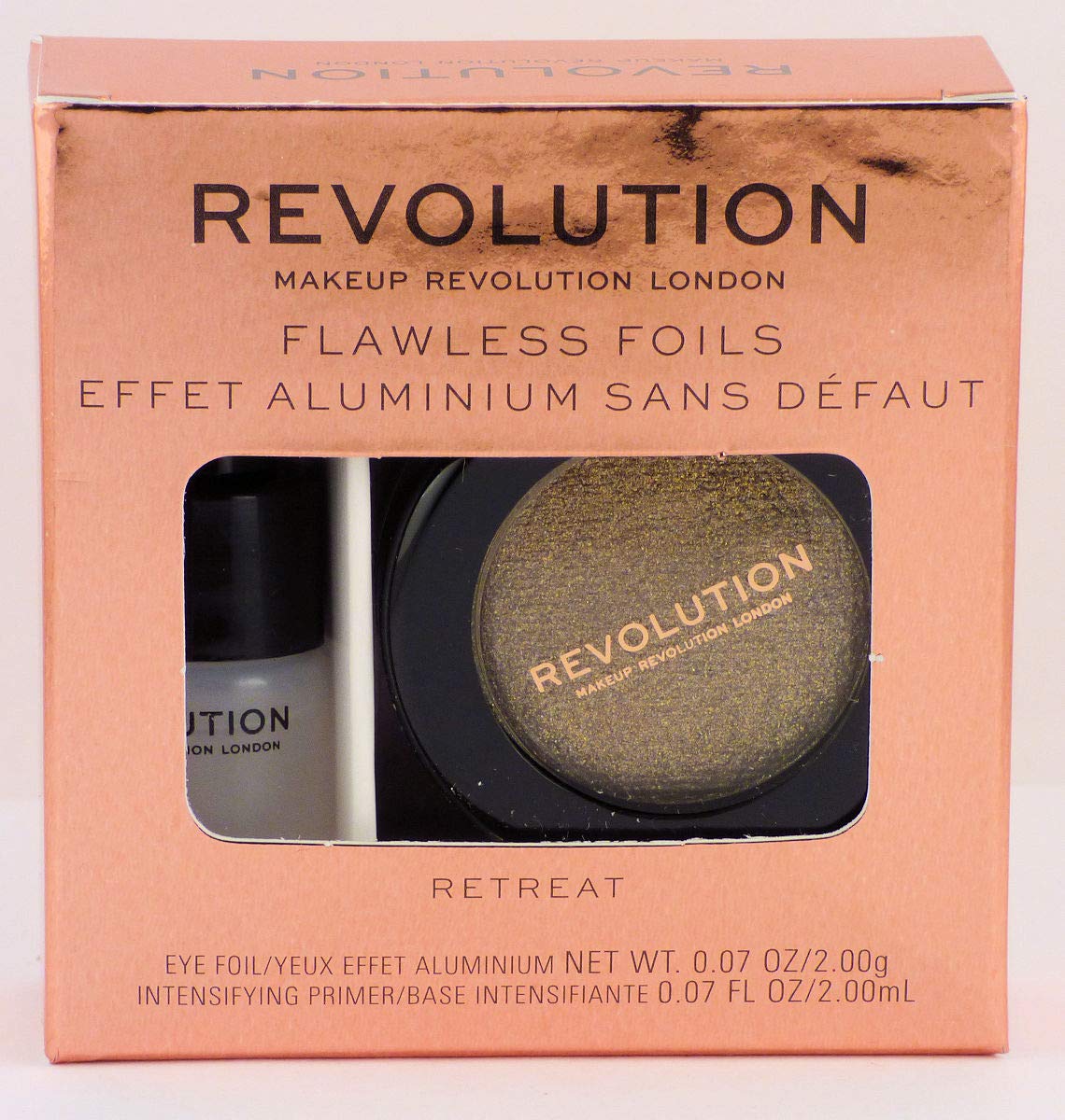 Makeup Revolution Flawless Foils Eyeshadow, Retreat Beauty & Personal Care