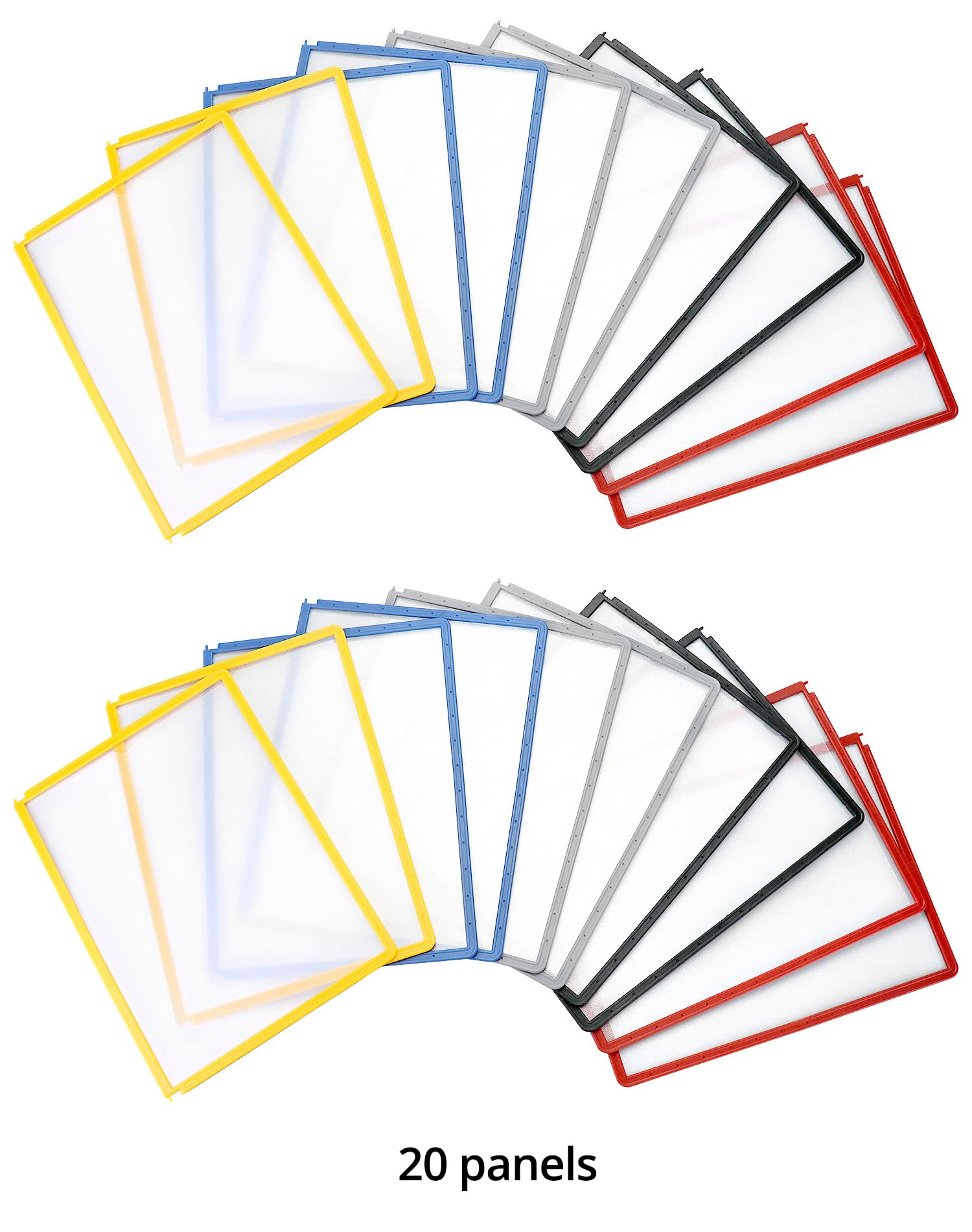 Portadocumenti Da Parete QWORK - 20 Pannelli A4 Per Ristoranti, Uffici - Foto 3