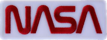 NASA Patch - 4x1.5 inch - Embroidered Iron on Patch P6578