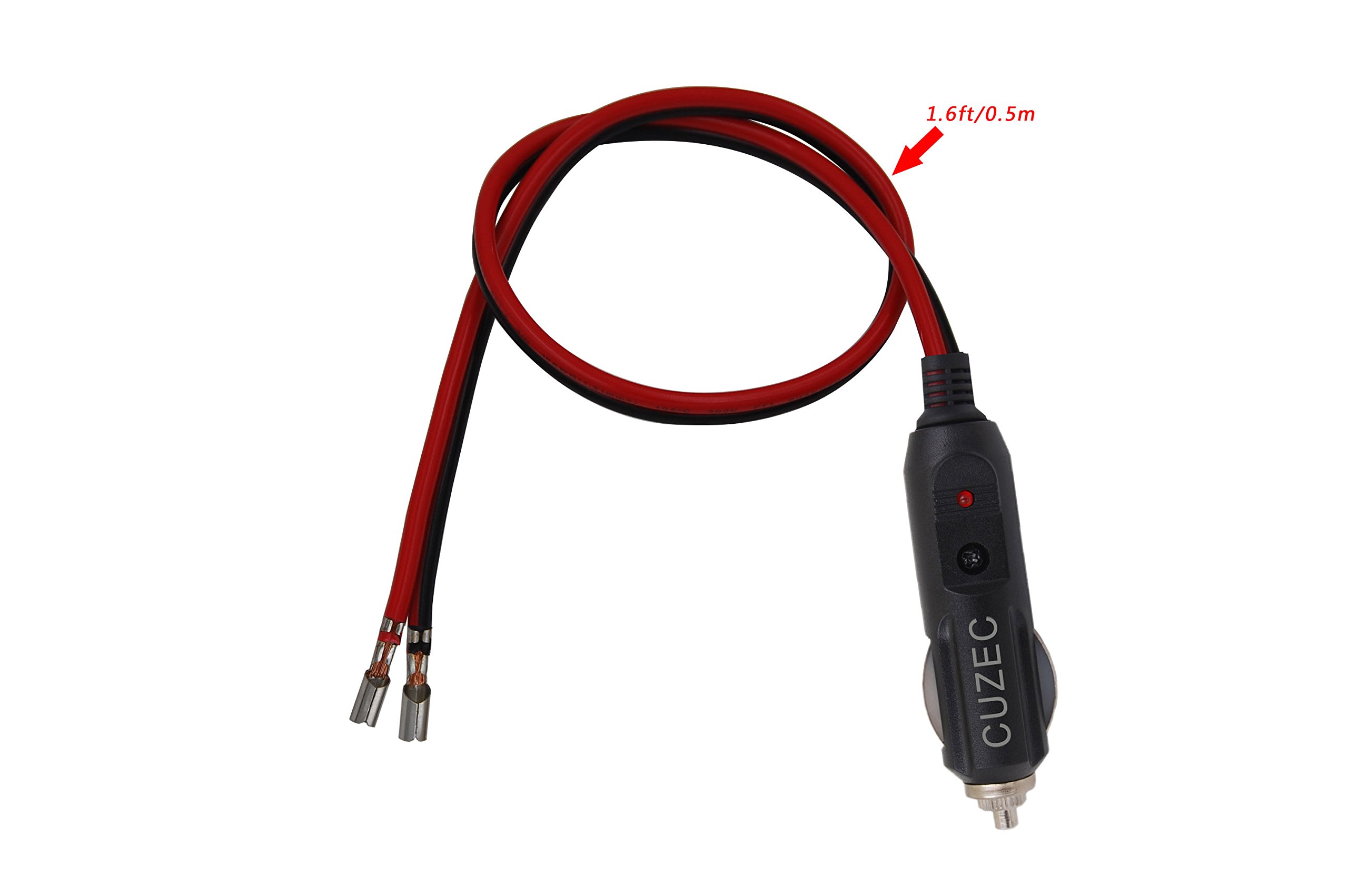 cigarette lighter socket euro car parts Streetwize 12V Triple Socket + Dual USB (A & C) – 80cm Cable