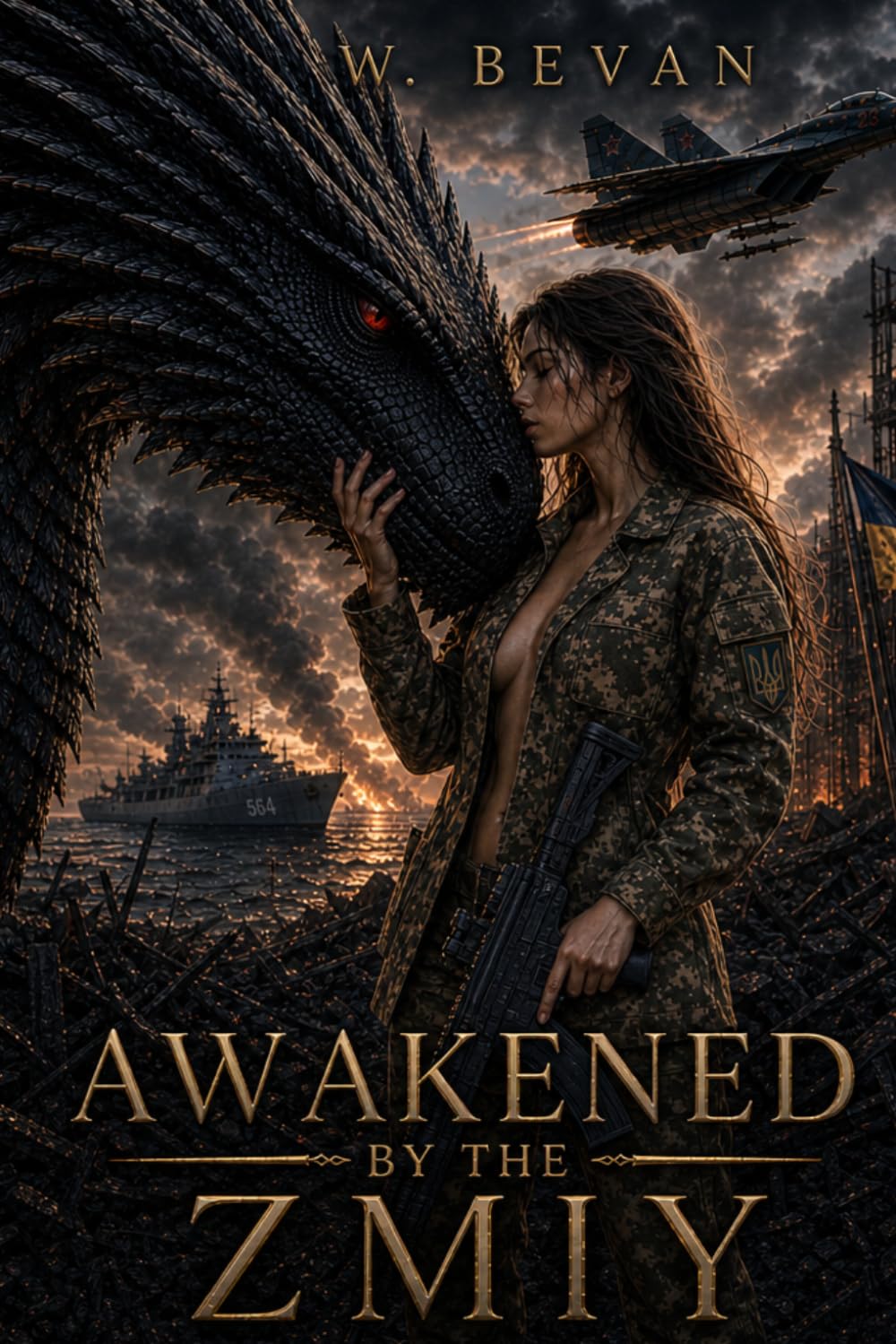 Awakened by the Zmiy: A Dark War Romance of Fire, Instinct, and Consuming Desire (Claimed by Dragons)