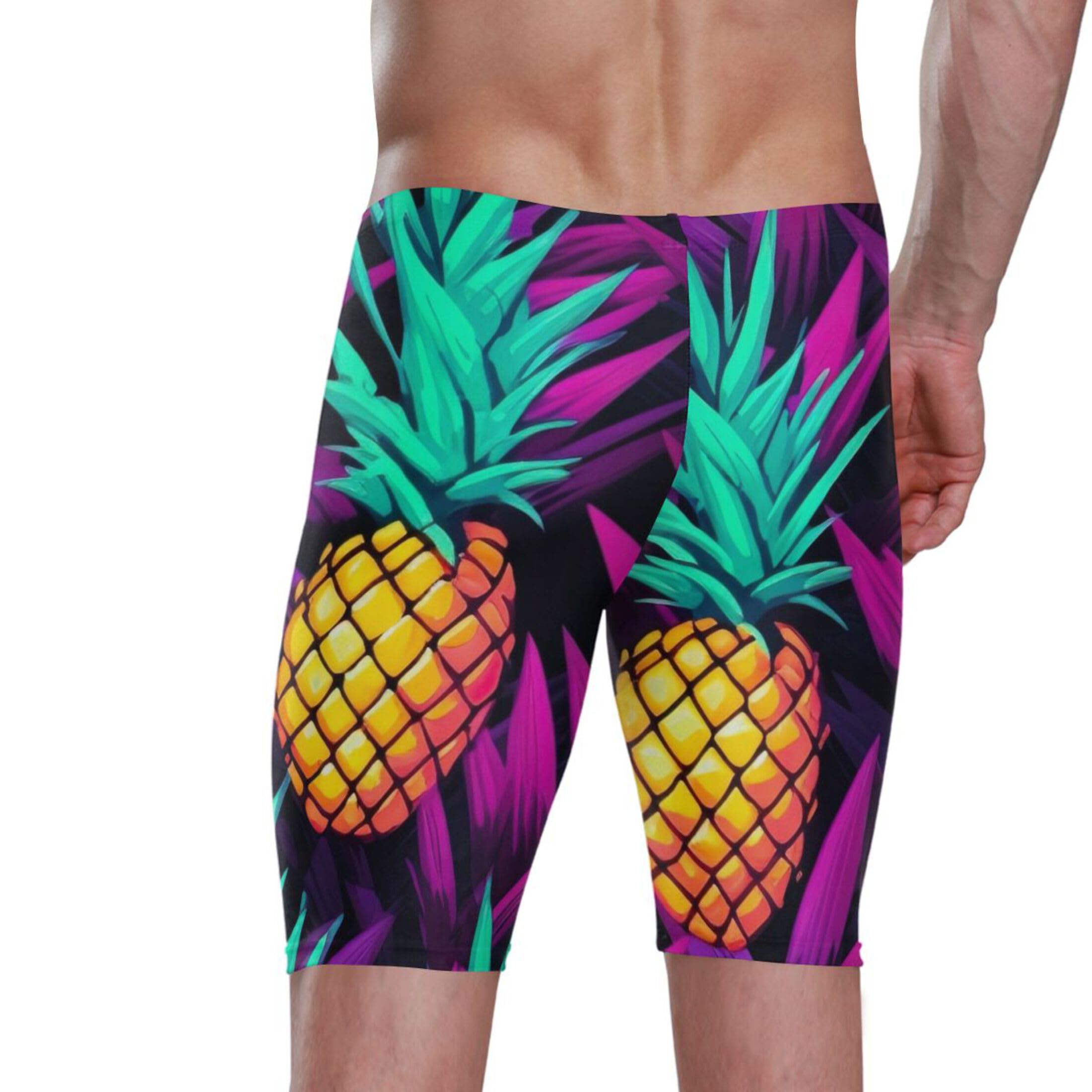 UMIRIKO Pineapple Fruit Men's Swim Jammers Swimsuit M B0401030