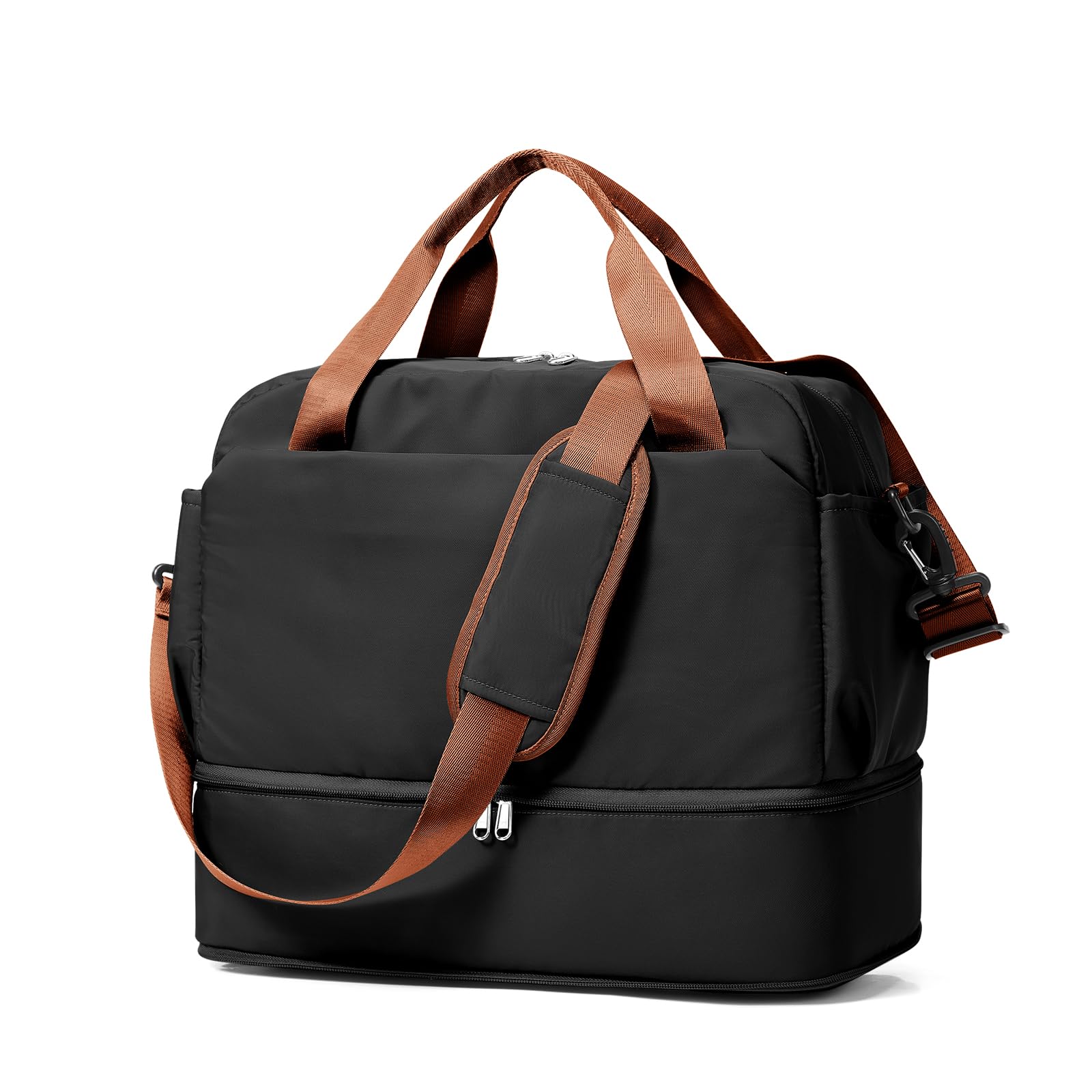 HPLQQ Weekender Reisetasche Damen Sporttasche Ryanair & Easyjet Handgepäck Tasche Kliniktasche Travel Duffle Bag Schwimmtasche Trainingstasche mit Schuhfach für Flugzeug Reisen