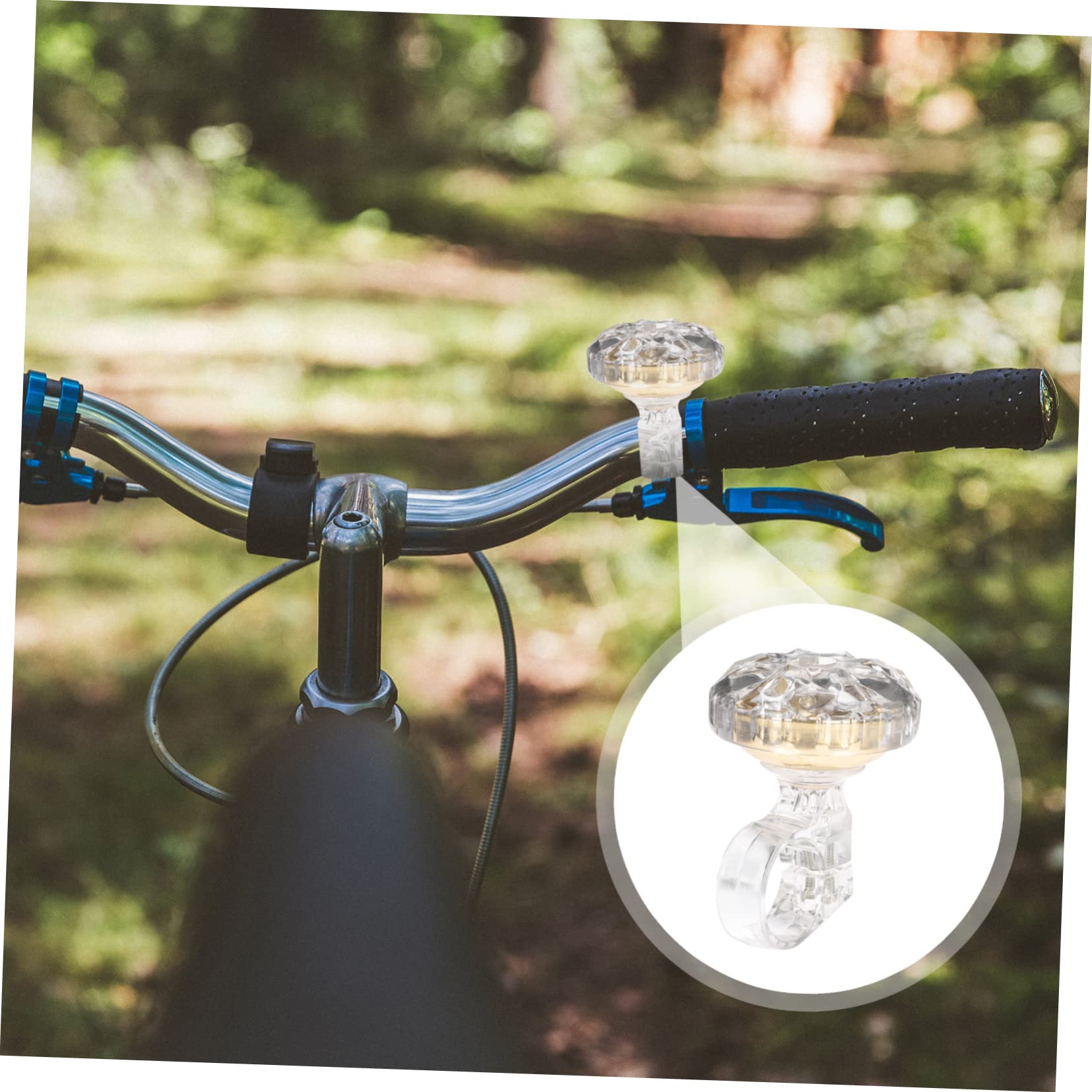 Yardwe 2st Fahrradklingel Lenkerring Glocke Rennradklingel Accessoires Für Mädchen Fahrradlenker Klingeln Kinderfahrrad Lauter Klarer Fahrradring Autoklingel Multifunktion Rotieren Nylon