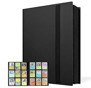 540 Pockets Trading Card Binder, 9 Pocket, 30 Pages Premium