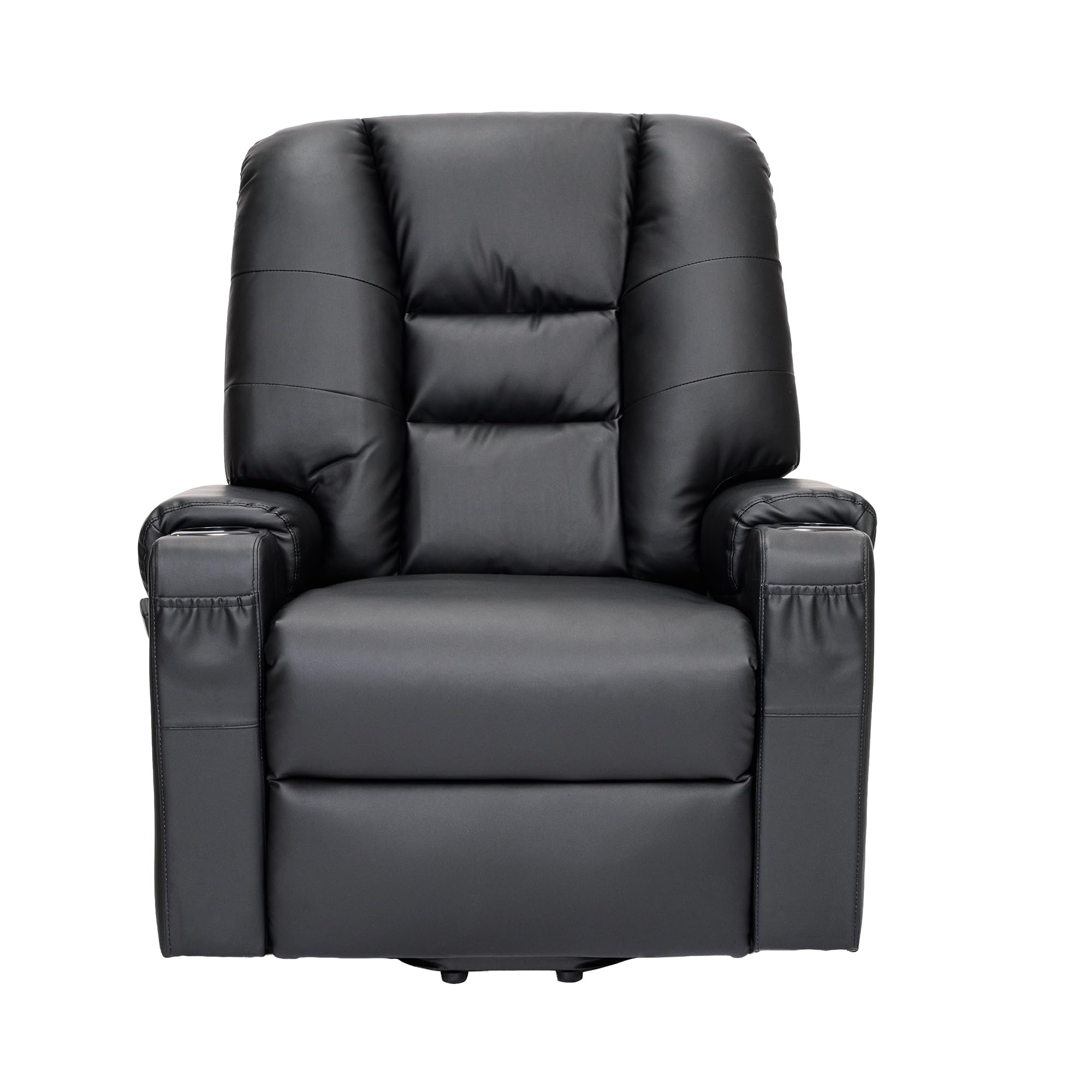 POLTRONE ITALIA Bonny Detraibile 19% Poltrona Relax Alzapersona 2 motori, reclinazione indipendente schienale pediera. Vibromassaggio Seduta indeformabile Nero