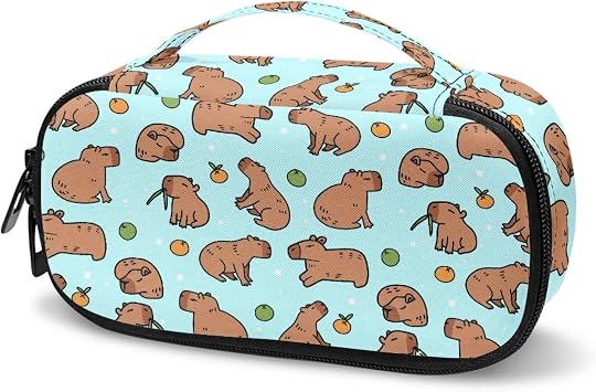 Insulin Storage Bag Brown Animal Print Travel Carrying Bag with Side Handle Diabetic Medication Cooler Bags Travel Case for Insulin Pens