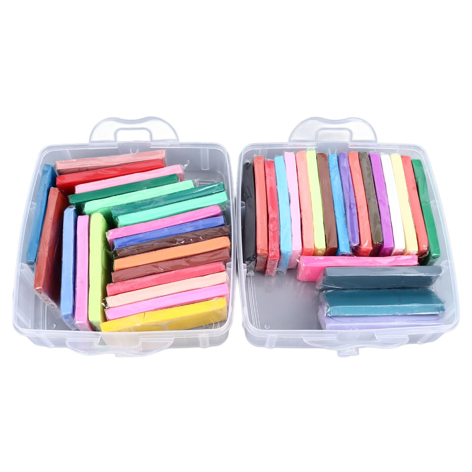 Set di Argilla Polimerica Kit di Modellazione da 42 Colori Vivaci per Bambini di 3 Anni Sopra il Giocattolo Educativo