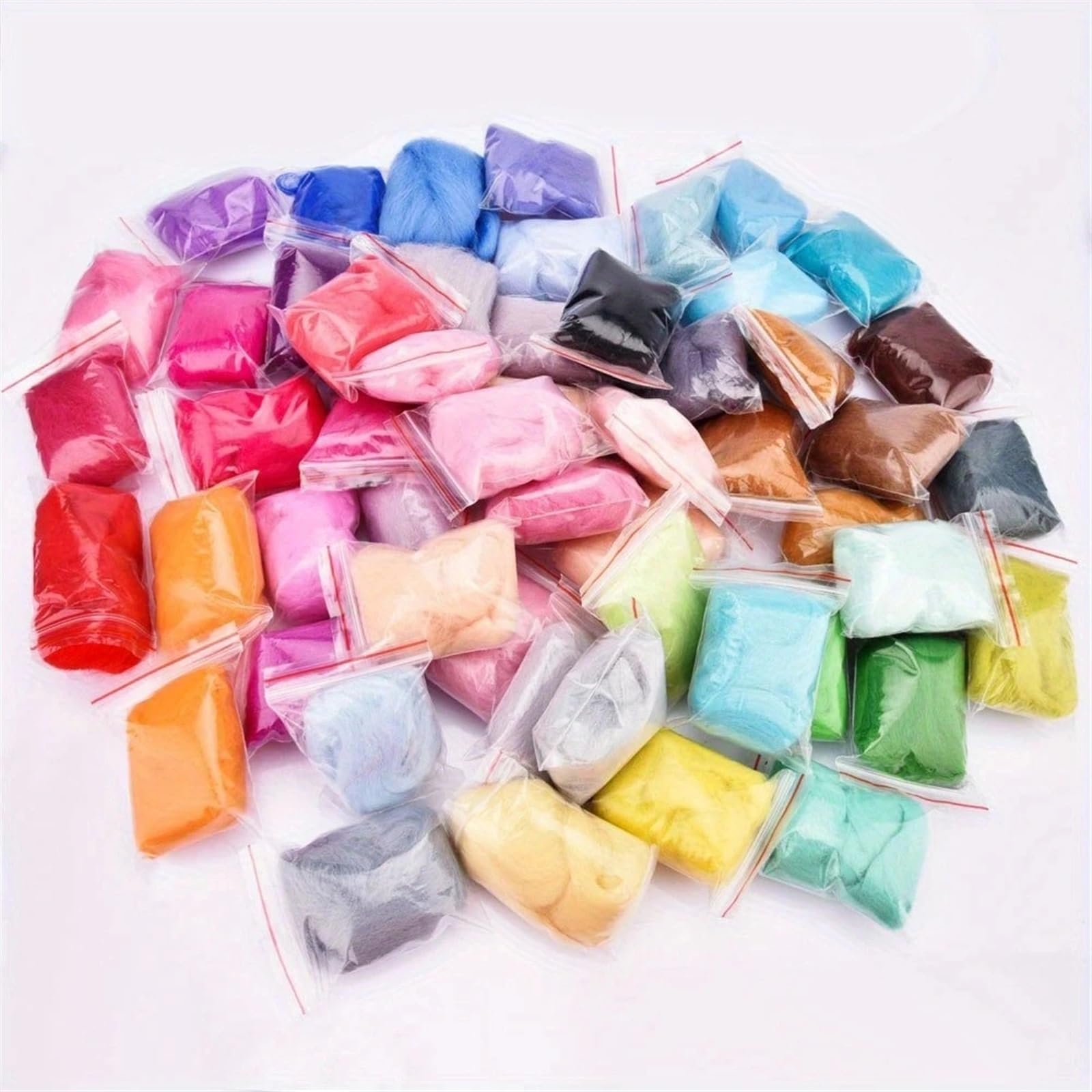 Wolle Roving Farben Faser Wollgarn Handarbeit Wolle Filzen DIY Hand Spinning Handarbeit Handwerk für DIY-Basteleien