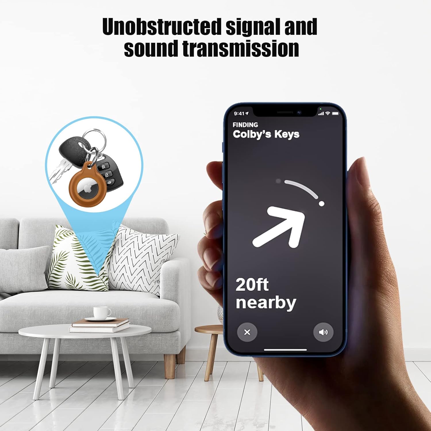 haoxen 2 pack airtag holder ipx8 waterproof airtag keychain case made of hard pctpu material air tag holder for wallet luggage keys dog pet br