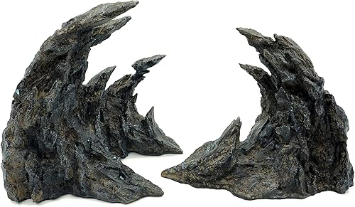 Miniatura 6 de Rocas de decoración de pecera. Modelo de decoración de acuario. Solución fácil y rápida para paisajismo acuático (Soul Canyon-16 pulgadas)