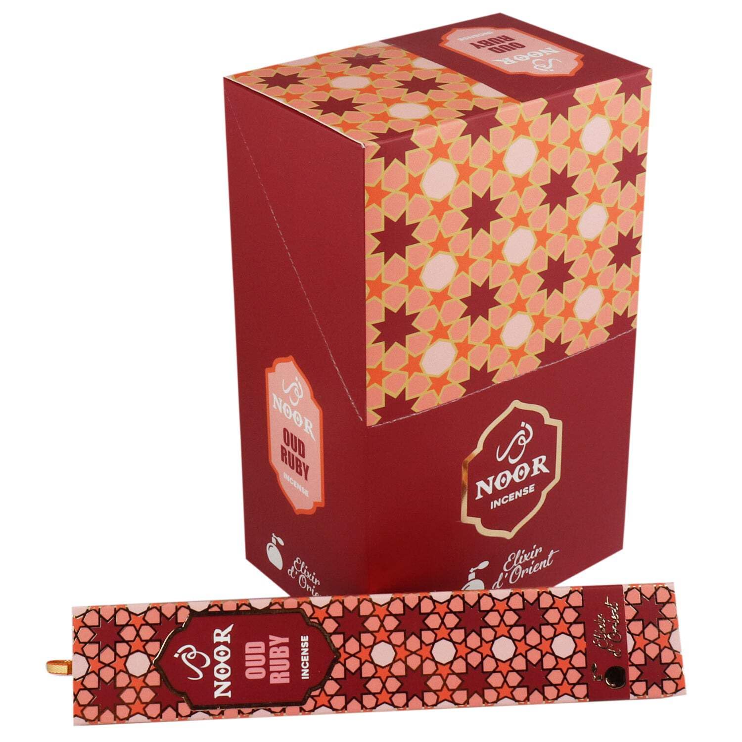 Fragrancia Red - Oud Ruby Noor Oud Ruby Incense | 1 X 15G Box