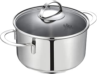Mr Rudolf 3 Quart 18/10 Stainless Steel 2 Handle Stock Pot with Glass Lid Dishwasher Safe PFOA Free Stockpots Casserole 20cm 3 Liter Dutch Oven - coolthings.us