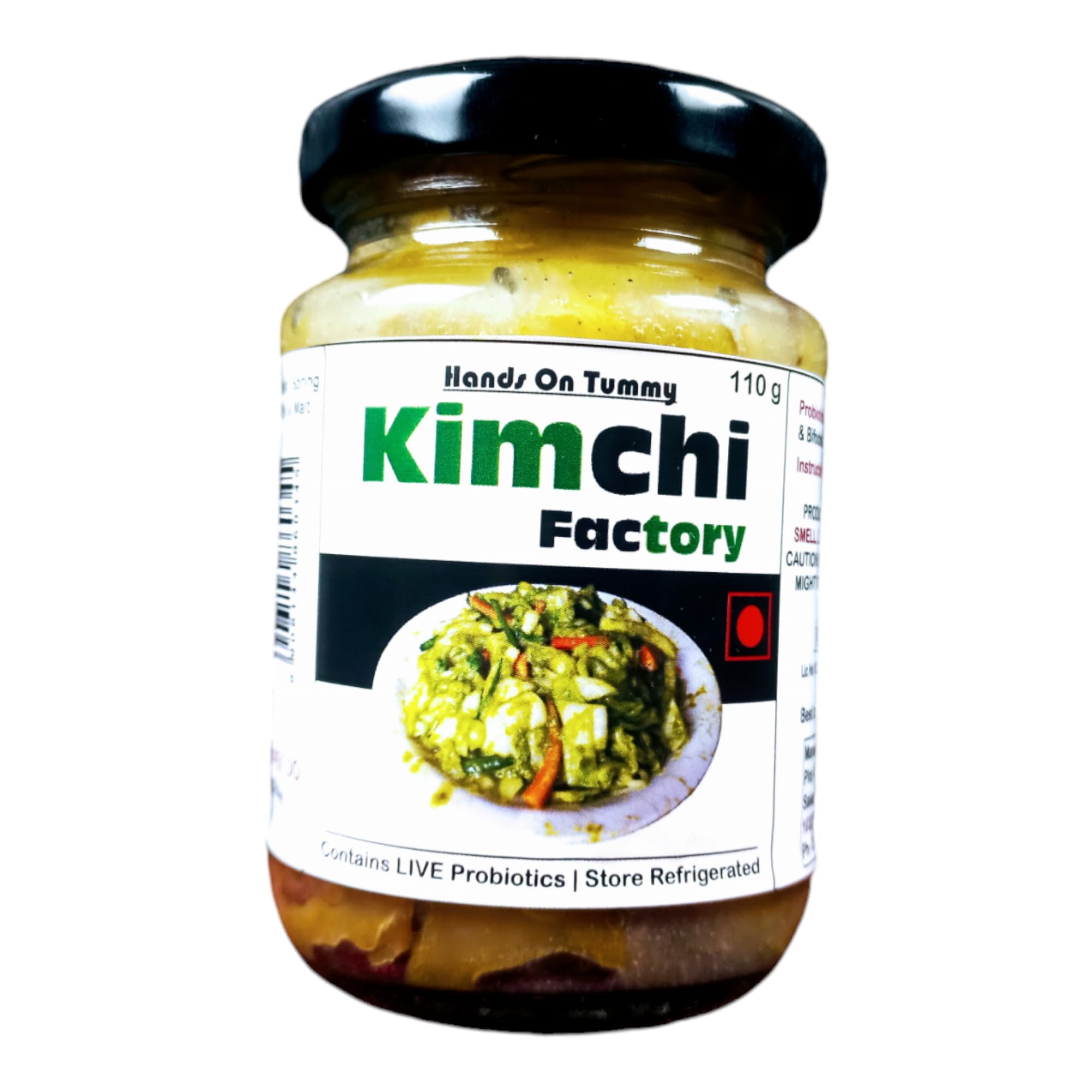 Kimchi Factory - Green Kimchi (Non Veg - Chicken) - Spicy Korean (Probiotic + Prebiotic) Pickle With Indian Flavors For Gut Health - Hands On Tummy (Small - 110 G) (B0DHVYSBH6) Amazon Price History, Amazon Price Tracker