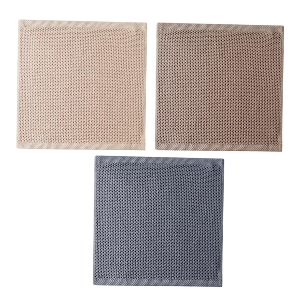 Paños de cocina de algodón PRETYZOOM absorbentes y reutilizables para lavar platos de 3 piezas