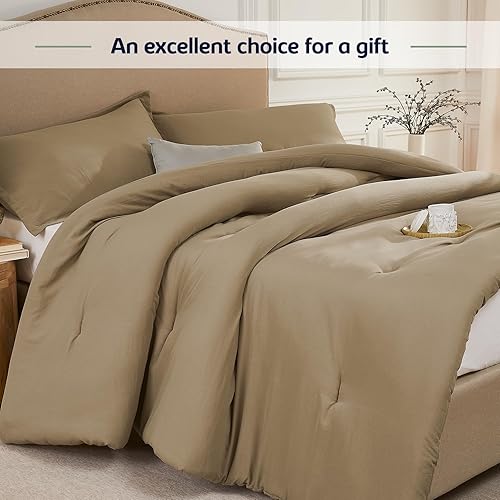 Miniatura 7 de Juego de edredón tamaño Queen, 3 piezas, suave, ligero, transpirable, para todas las estaciones, tamaño Queen (edredón de 90 x 90 pulgadas y 2