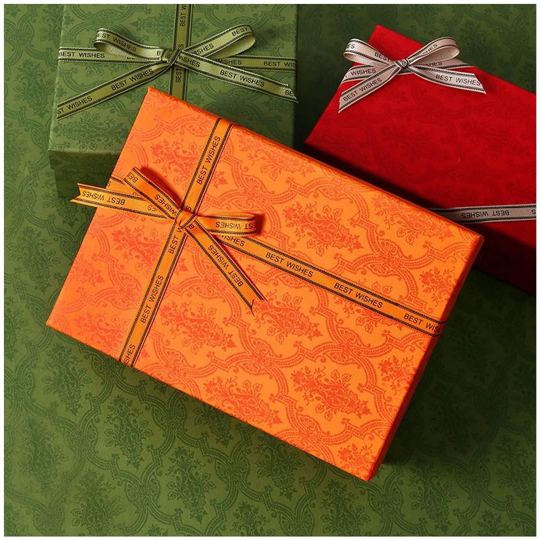 Papel de regalo 78 x 109 cm, papel de regalo impermeable y grueso,(White)