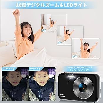 Amazon | Bofypoo デジタルカメラ デジカメ Micro SDカード付属