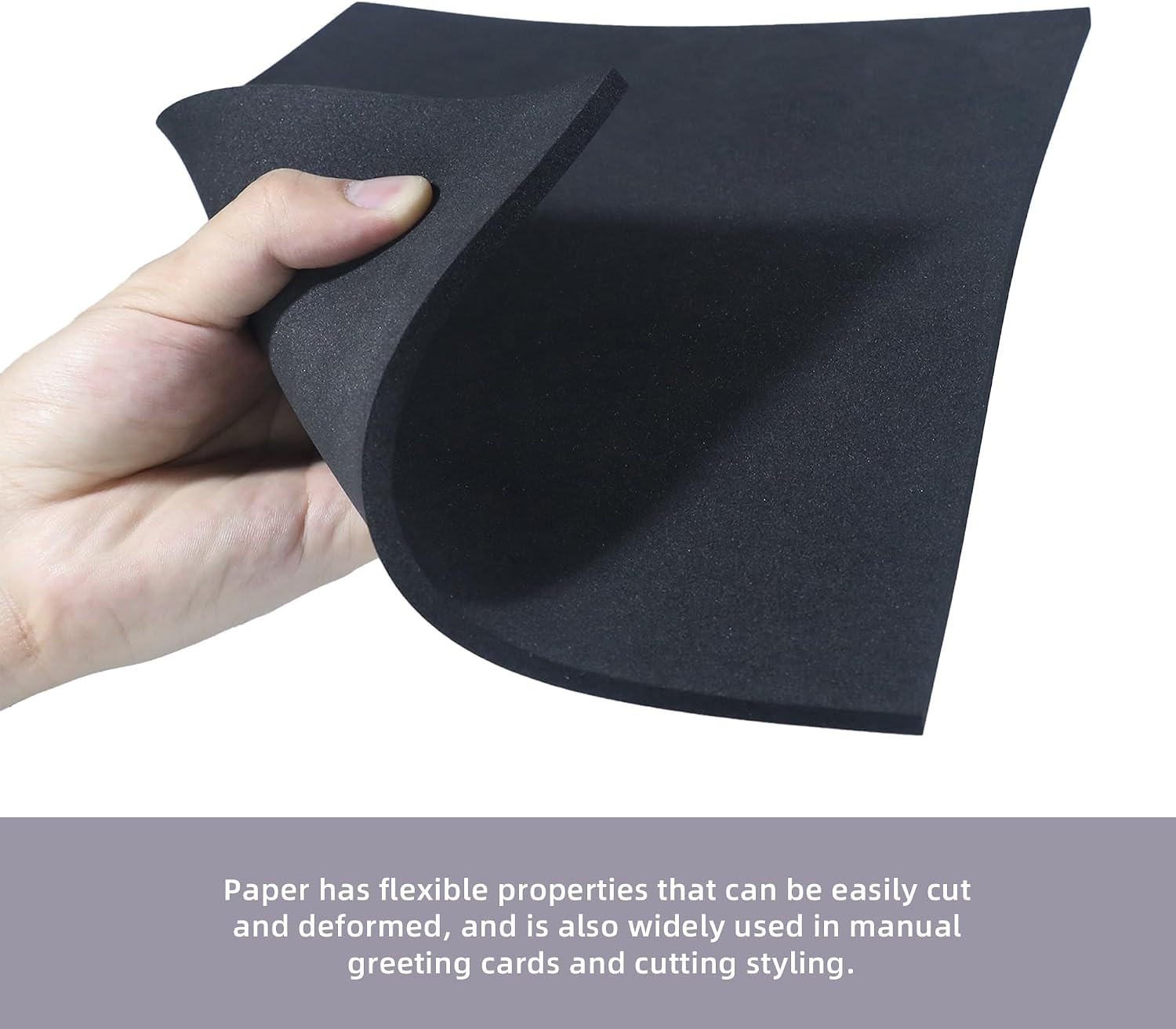 KEJJNYER 30 Pack 8 x 12 Inch EVA Foam Sheets, 3 mm Thick Black Crafts Foam Sheet, Cosplay Foam Sheets for Costumes DIY Arts and Crafts Projects