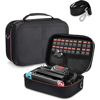 Tasche per Nintendo Switch/OLED Harte Tragetasche f r Konsolle HDMI Kabel