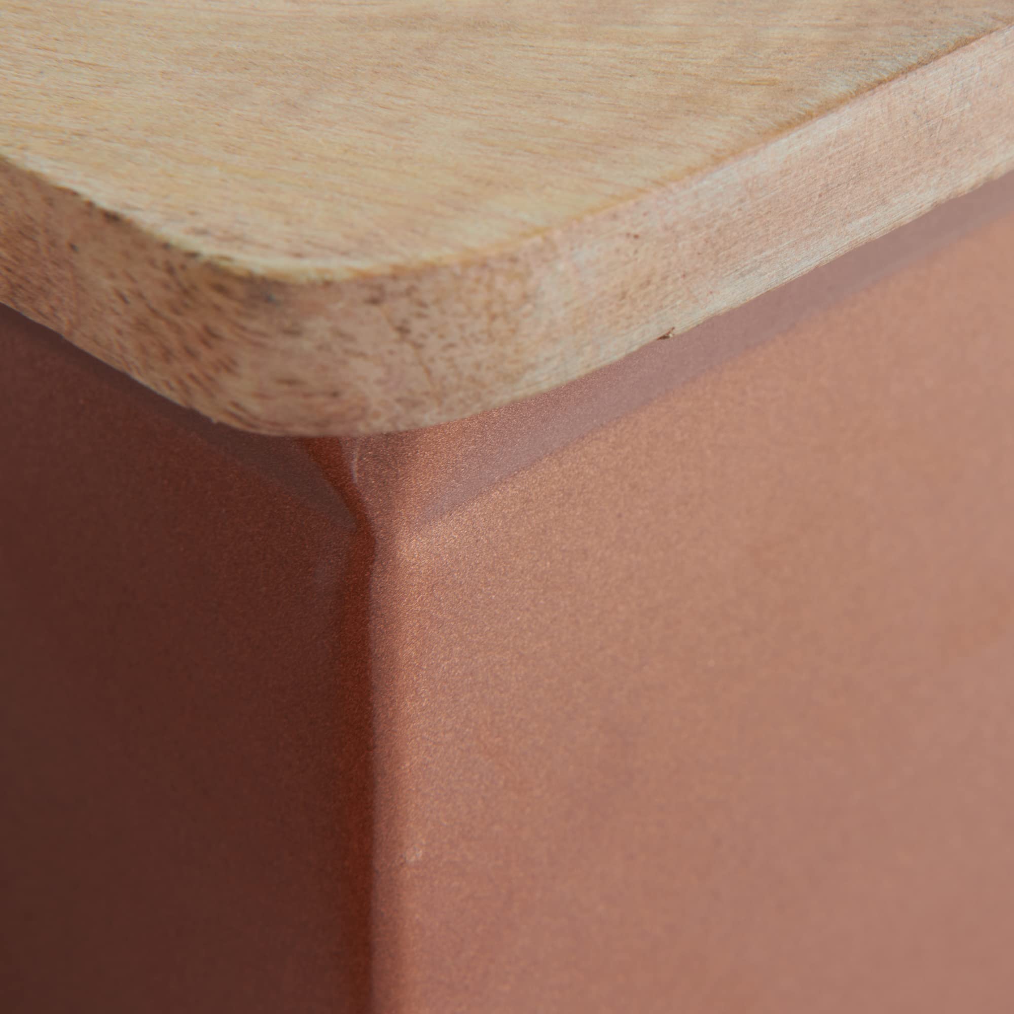 Amazon.co.jp: ヴィンテージ メタル収納ボックス 蓋付き 2個セット 銅