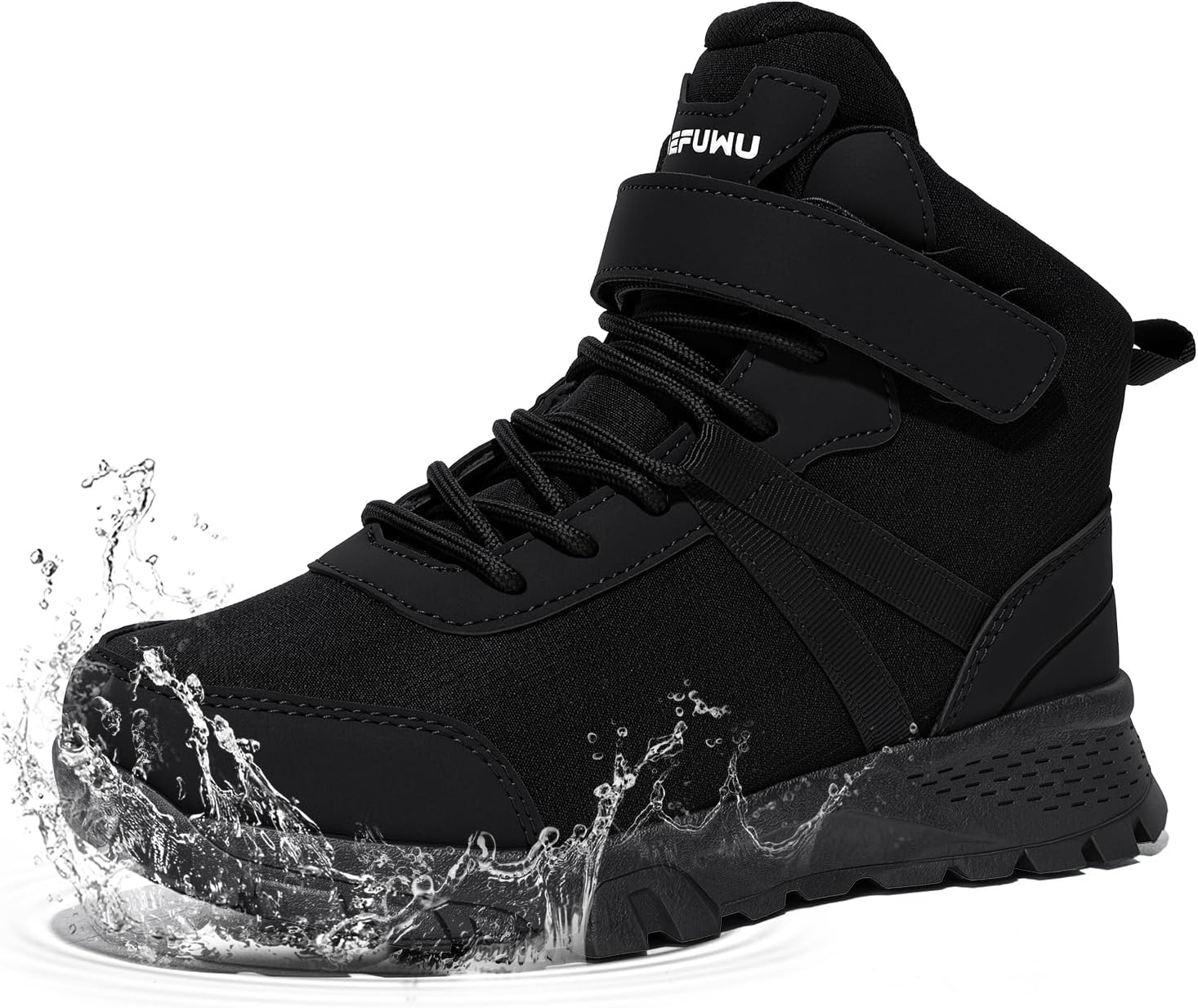 Kids Hiking Boots Waterproof Non-Slip Girls Boys Hiking Shoes