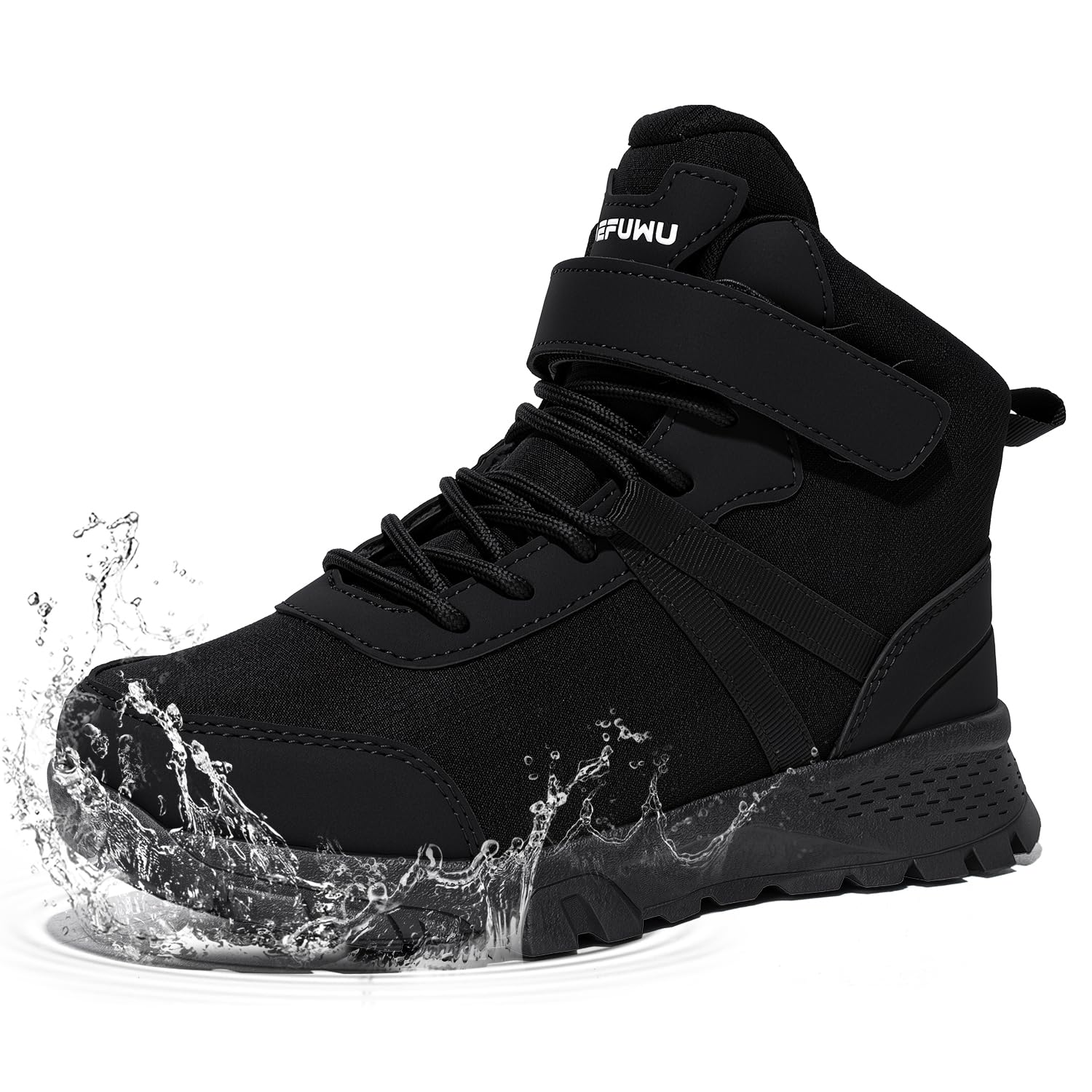 Kids Hiking Boots Waterproof Non-Slip Girls Boys Hiking Shoes