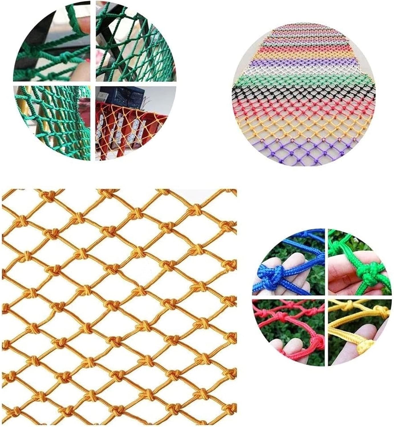 Trellis Netting, Garden Frames for Climbing Plants, Children's Pet Loft Bed Balcony Anti-Fall Protective Rope Net, Climbing Outdoor Nylon Rope Net Rope Netting (Size : 2 * 5m)