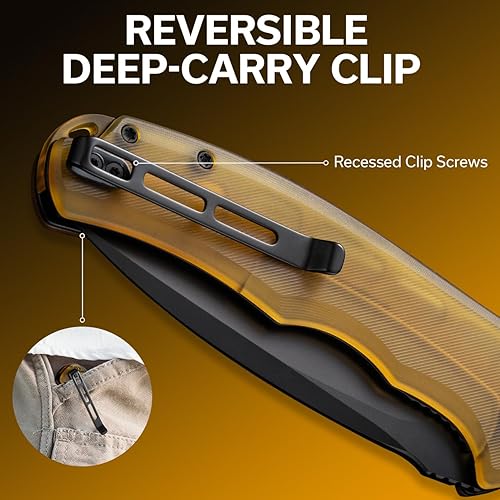 Vista 18 de CIVIVI Praxis Navaja de bolsillo plegable C803F Negro