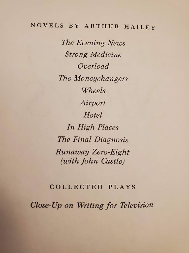 Amazon | The Evening News | Hailey, Arthur | Spy Stories & Tales