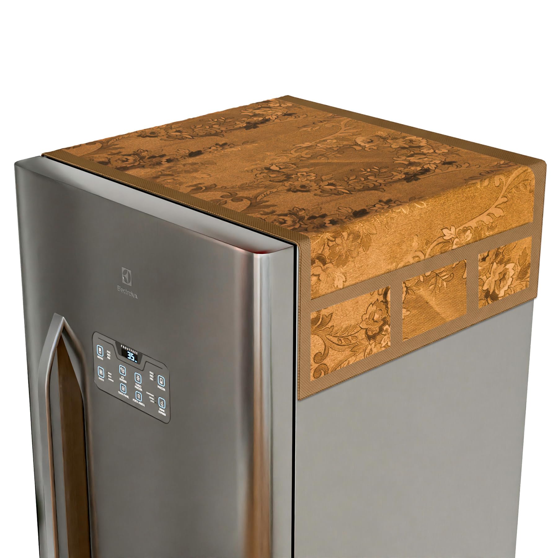 See full amazon price history chart for Kuber Industries Fridge Top Cover | PVC Fridge Top Cover | Refrigerator Cover with 6 Side Pockets | Refrigerator Top Protector | Appliance Cover | Fridge Top Cover 101 | Golden Kuber Industries Fridge Top Cover | PVC Fridge Top Cover | Refrigerator Cover with 6 Side Pockets | Refrigerator Top Protector | Appliance Cover | Fridge Top Cover 101 | Golden (B0CHRPM8HK) Amazon Price History, Amazon Price Tracker