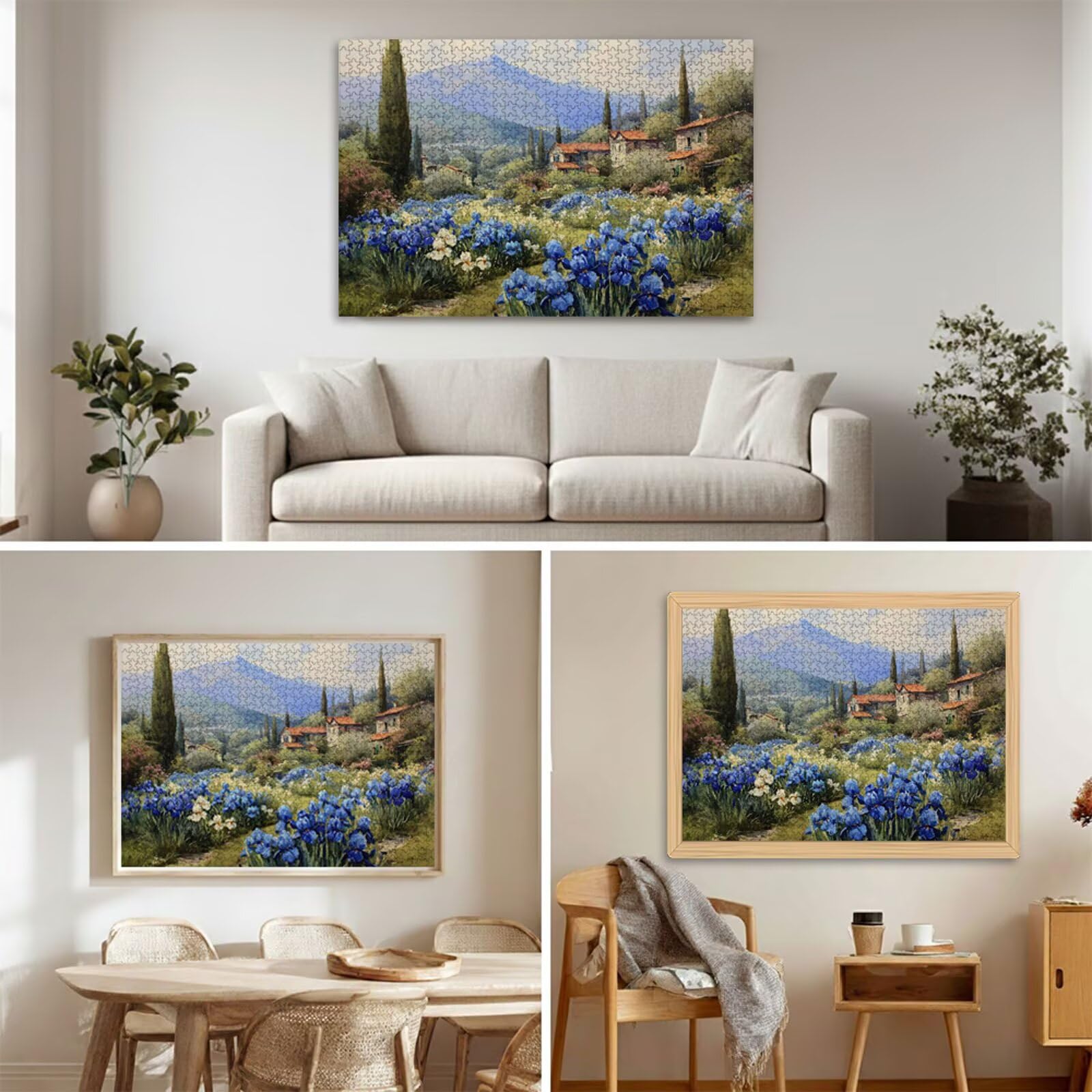 4000 Pezzi Puzzle Adulti - Flower & Paesaggio - Fabbricazione in Legno Robusto (Forma Classica) - Decorazione Murale con Poster - Prodotto Riservato ad Adulti e 14 Anni in Su (147x105cm) P3#417