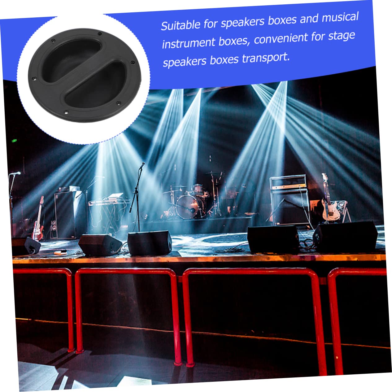 GAROZATION Plastic Speaker Handles Loudspeaker Handle Pulls for Cabinets Audio Fittings