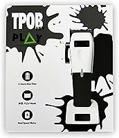 Vista 7 de TPOB Play Barber - Cortapelos para hombre 7500 RPM con empuñaduras de goma (blanco)