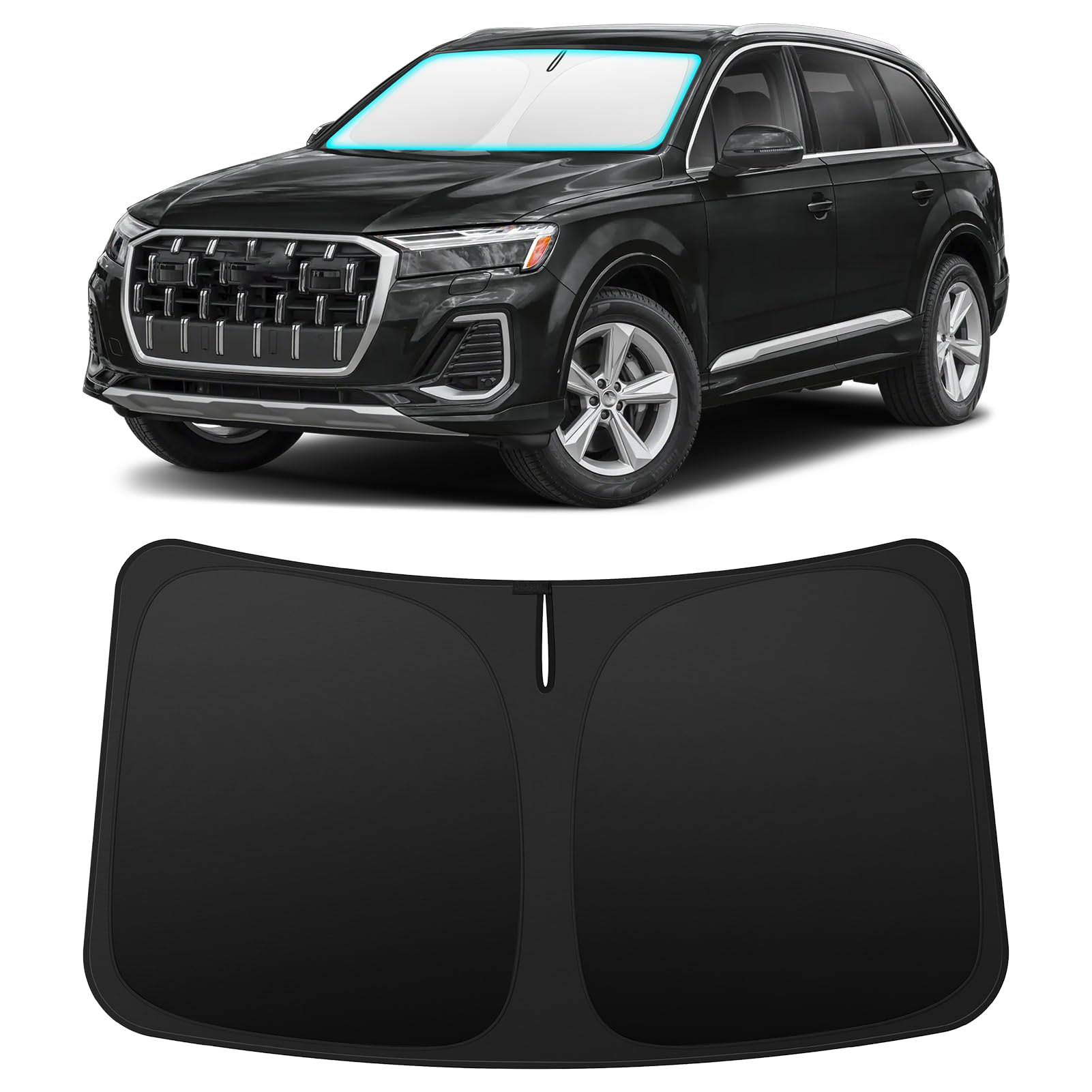 INSAUTO Custom Fit Windshield Sun Shade for Audi Q7 2017-2026