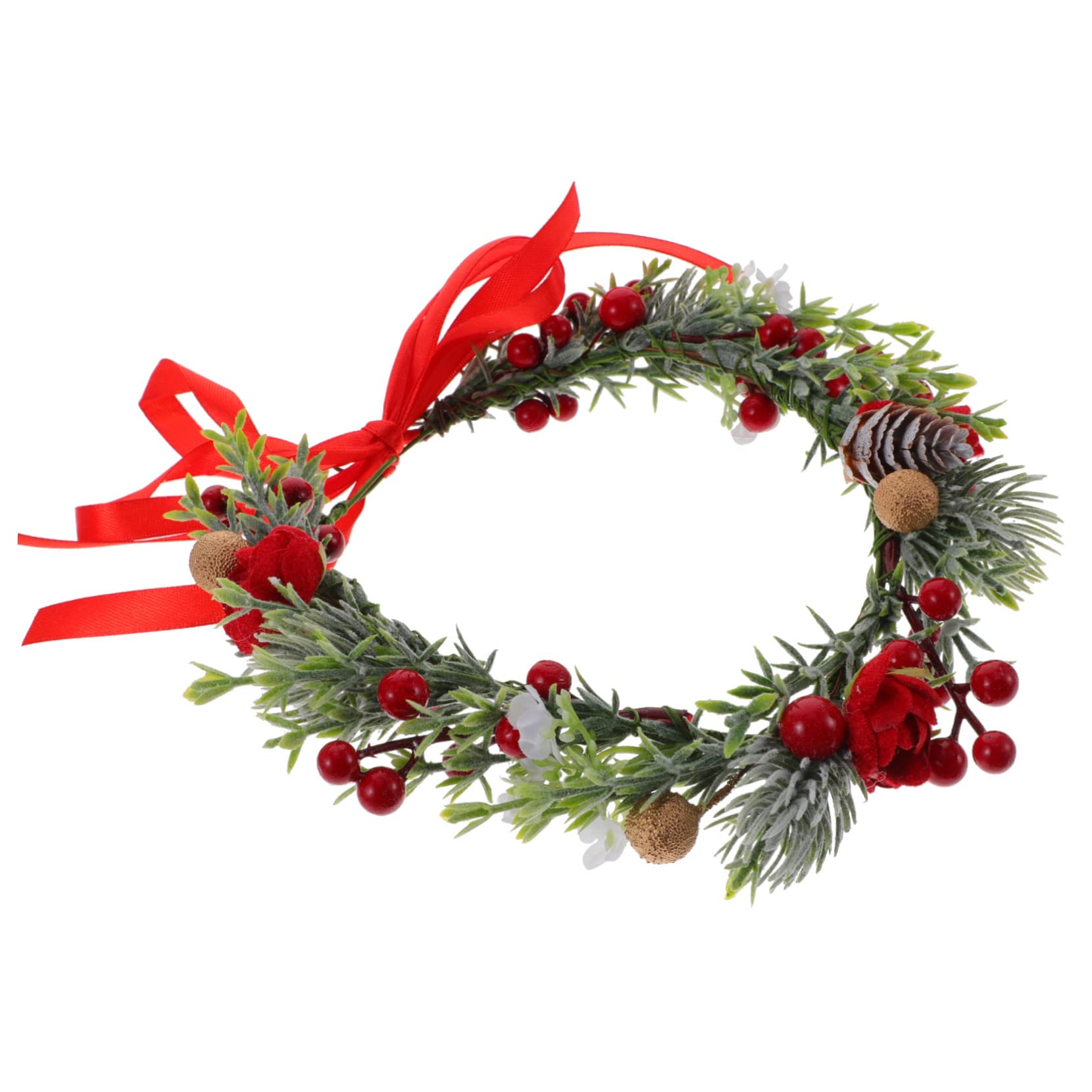 GALPADA 4stücke Künstlicher Blumenkranz Haarschmuck Mit Blättern Stilvolles Haarband Für Festivals Hochzeiten Und Kostüme Dekorative Krone Für Frauen Und Mädchen