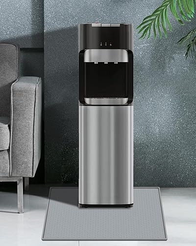 Miniatura 7 de TOHONFOO Alfombrilla dispensadora de enfriador de agua con borde elevado para protector de pisos y encimeras de madera dura Foor, tapete enfriador