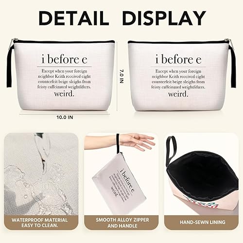 Miniatura 2 de Regalos para profesores, regalos de agradecimiento para profesores, regalos que tú, bolsa de maquillaje imprescindible para profesores, regalos de