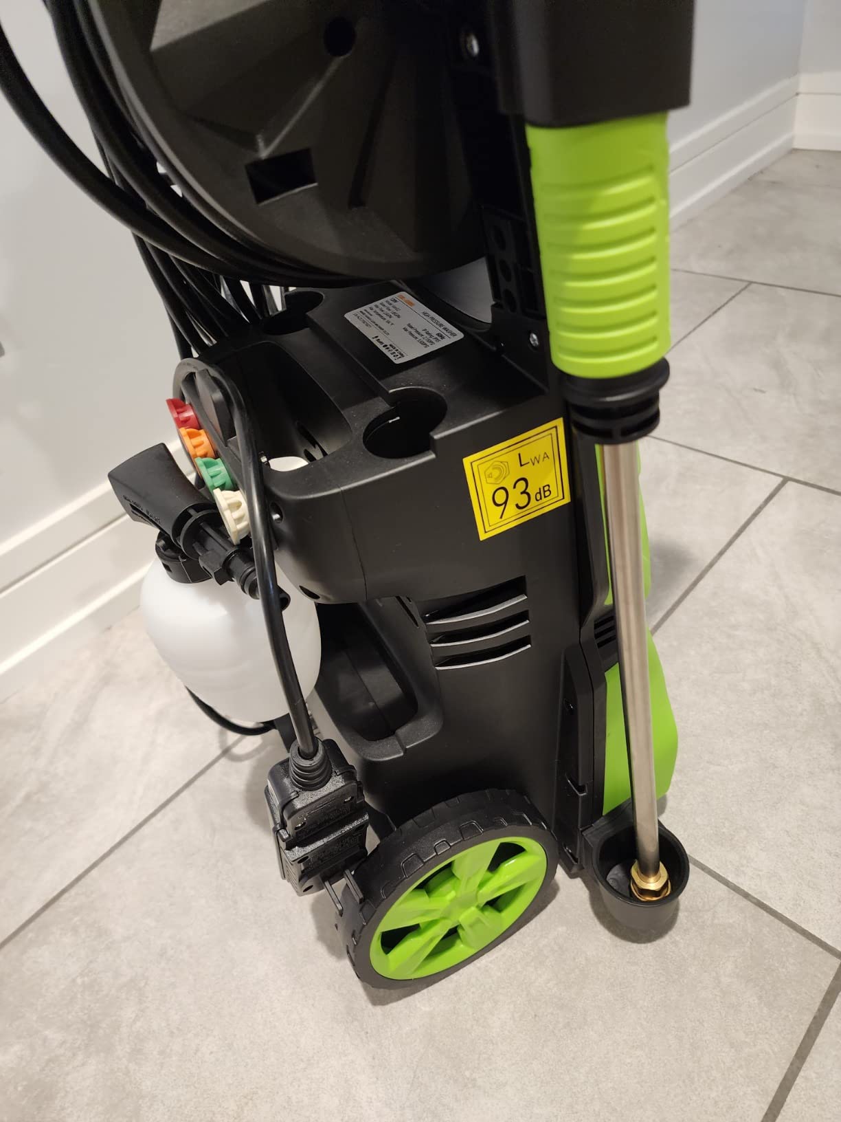 33/mo Finance Rock&Rocker Powerful Electric Pressure Washer, Green & Flexzilla Garden Hose 5/