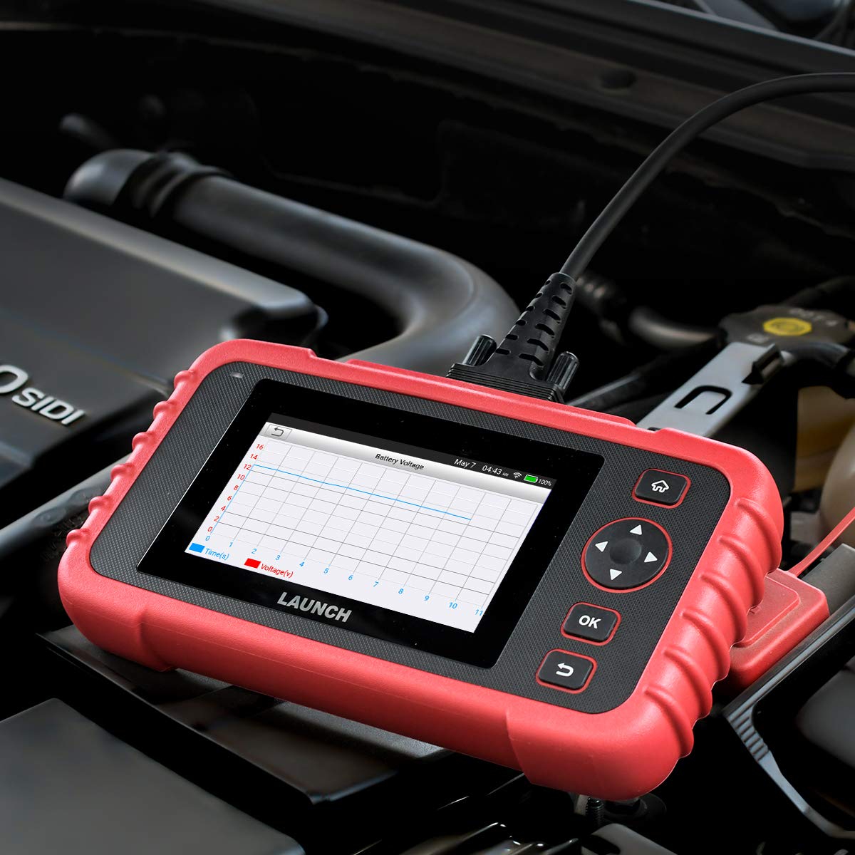 LANCIO CRP129X OBD2 Scan Tool Android basato aggiornato da CRP129, 4 diagnosi di sistema con olio Reset, EPB/SAS/TPMS e servizio di accelerazione, AutoVIN per piccoli negozi e fai da te