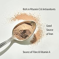 Vista 4 de Organic Traditions Polvo de Bayas de Amla Orgánico, Amla en Polvo Grosella India Orgánica, Superalimento Orgánico en Polvo Sin Transgénicos, Bolsa