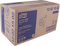 Vista 9 de Tork T1 - Rollo de papel higiénico Jumbo, color blanco, avanzado, 2 capas, 6 x 1600 pies, 12021502, paquete de 1 (contiene 6)