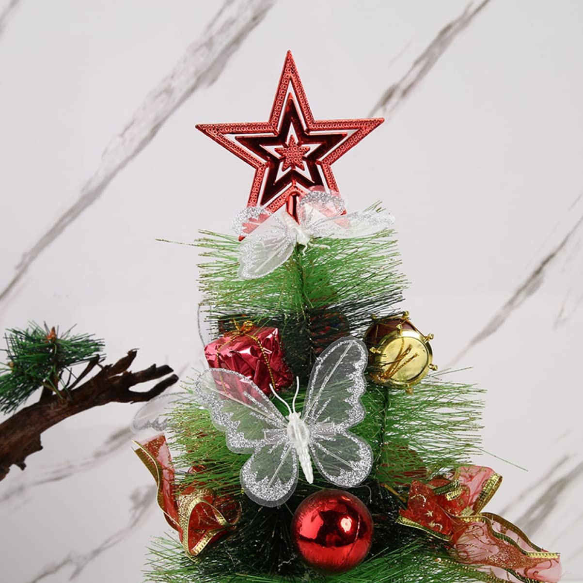 DOITOOL 5 Sätze Künstliche Schmetterlinge Mit Clip Dekoration Für Diy Bastelprojekte Große Stoffschmetterlinge Für Hochzeiten Geburtstage Weihnachten Und Mehr 12 Stück * 5