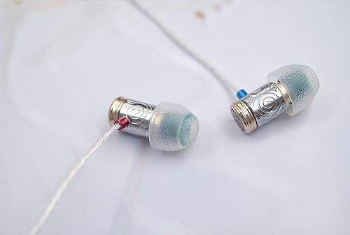 Miniatura 9 de Linsoul TANGZU Tang Sancai - Orejas de dientes rectos con textura mate para IEMs, auriculares intrauditivos, músico audiófilo (S+M+L-3 pares)