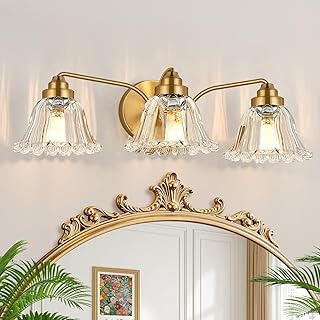 12 Subway Tile Bathroom Ideas for Timeless Clean Classic Style 46 Vintage Bathroom Light Fixtures, 3-Light Gold Vanity Light for Bathroom ...