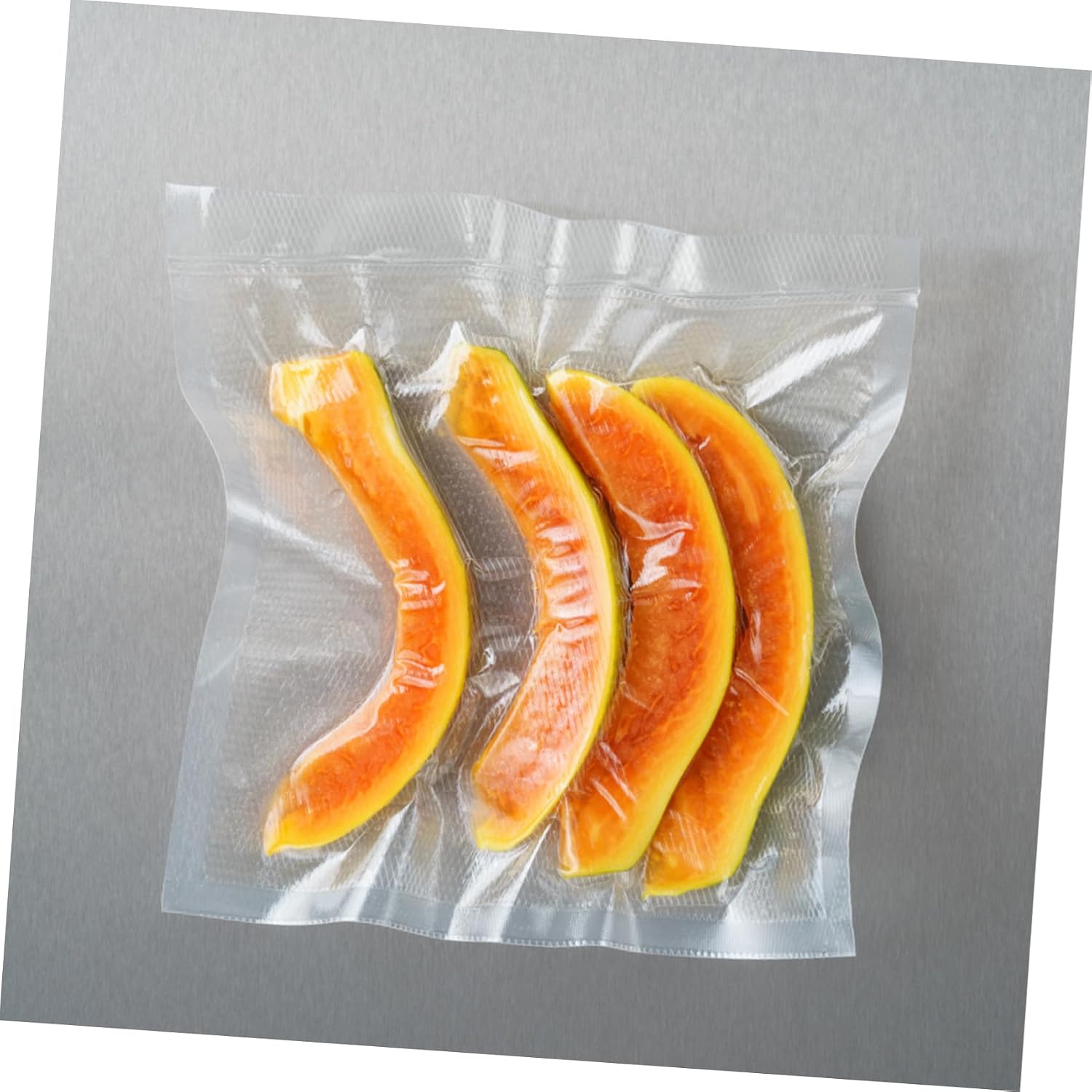 1roll Vacuum Seal Bags Transparent Food Vacuum Sealer Bags for Fresh Storage Pouches for Meat Dried Fruits and Pet Food Easy to Use and Portable image 2